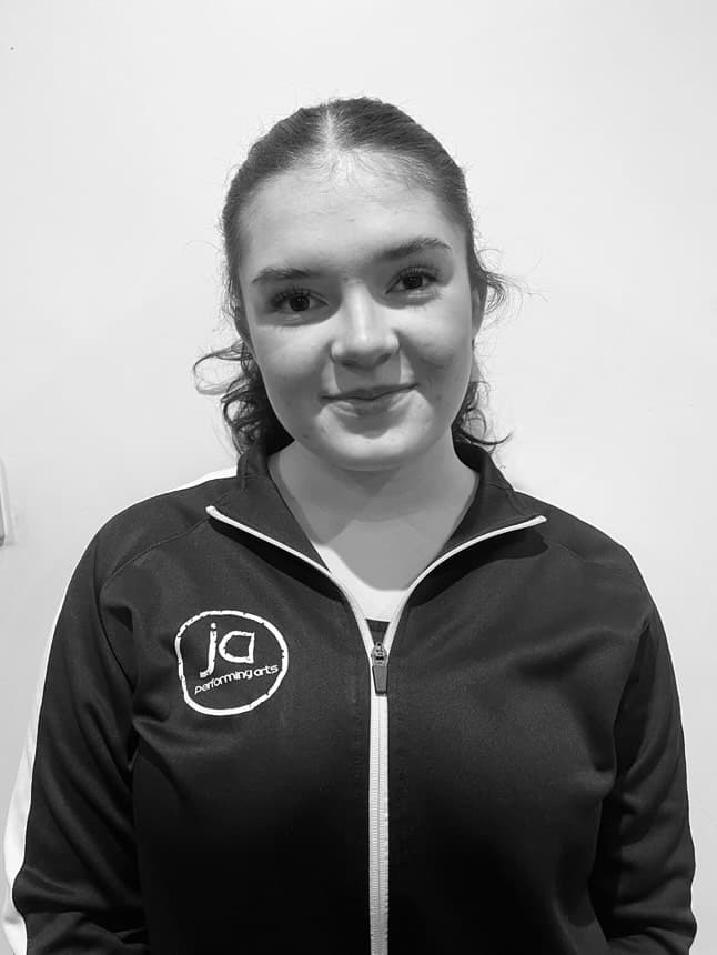 Erin, teaching assistant at JA Performing Arts