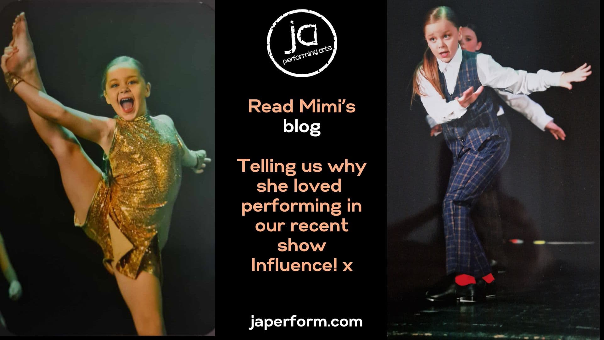 Here is Mimi’s blog telling us all about her experience performing in our recent show, Influence!
